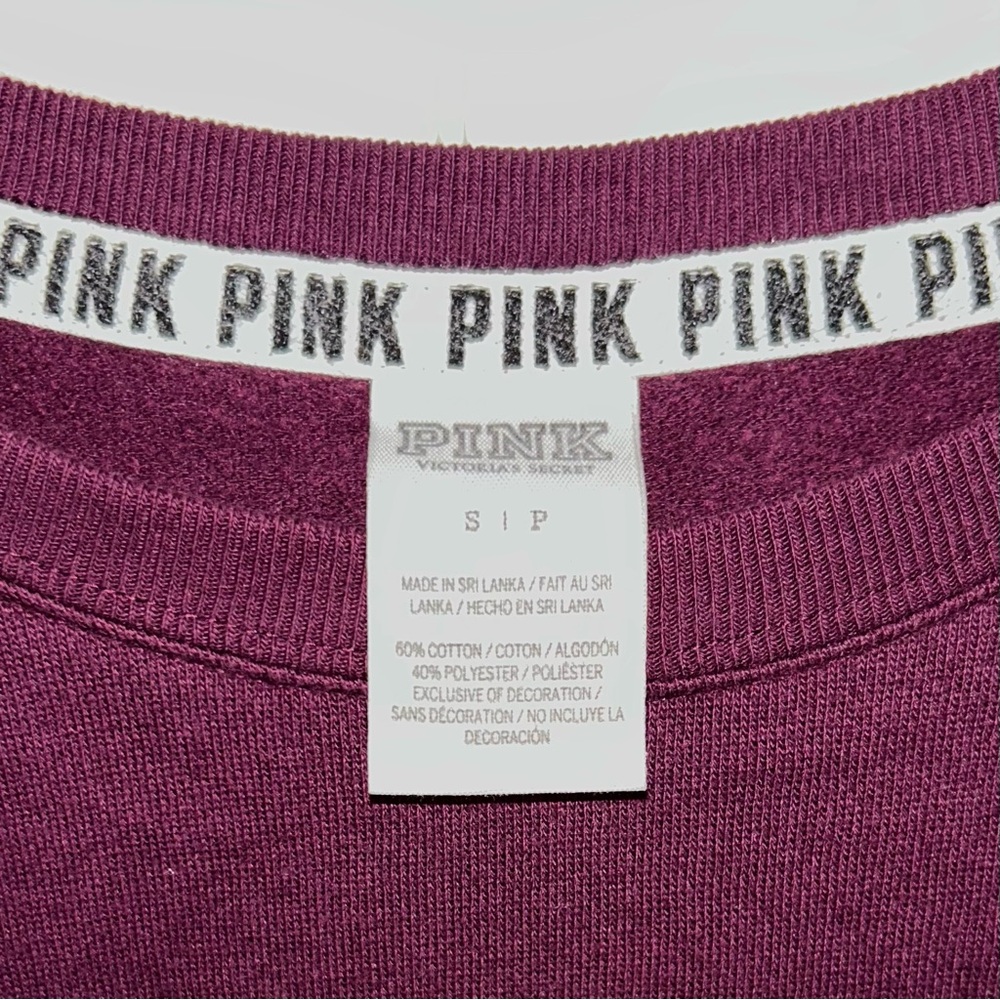 PINK VS‎ Maroon Sweatshirt - Picture 3 of 3